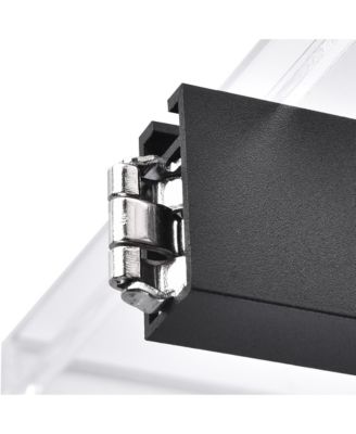 Rectangular Serving Tray for Dual Use Prize Wheel Clear Acrylic Tradeshow Party