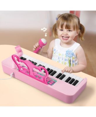 Kid Keyboard Piano, 37 Keys Portable Toddler Keyboard, Multifunction Digital Music Educational Instrument Toy, Electronic Piano for Ages 3+