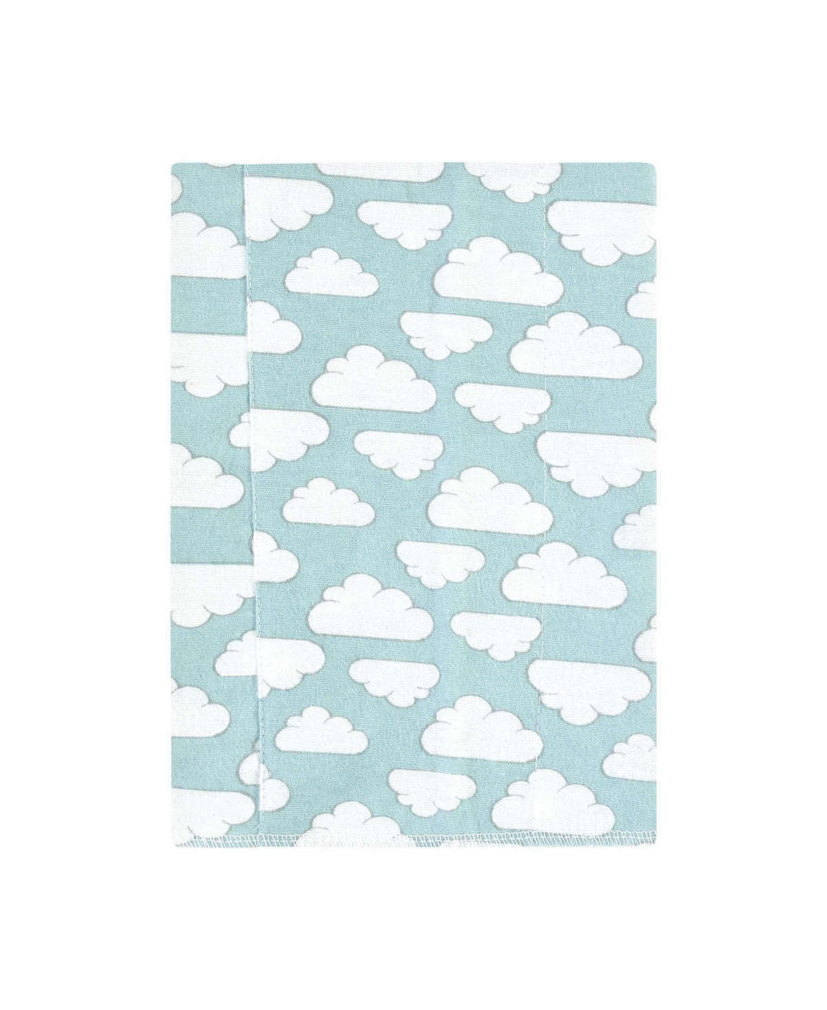 Hudson Baby Infant Boy Cotton Flannel Burp Cloths, Boy New Elephant 4-Pack, One Size - Boy new elephant 4-pack