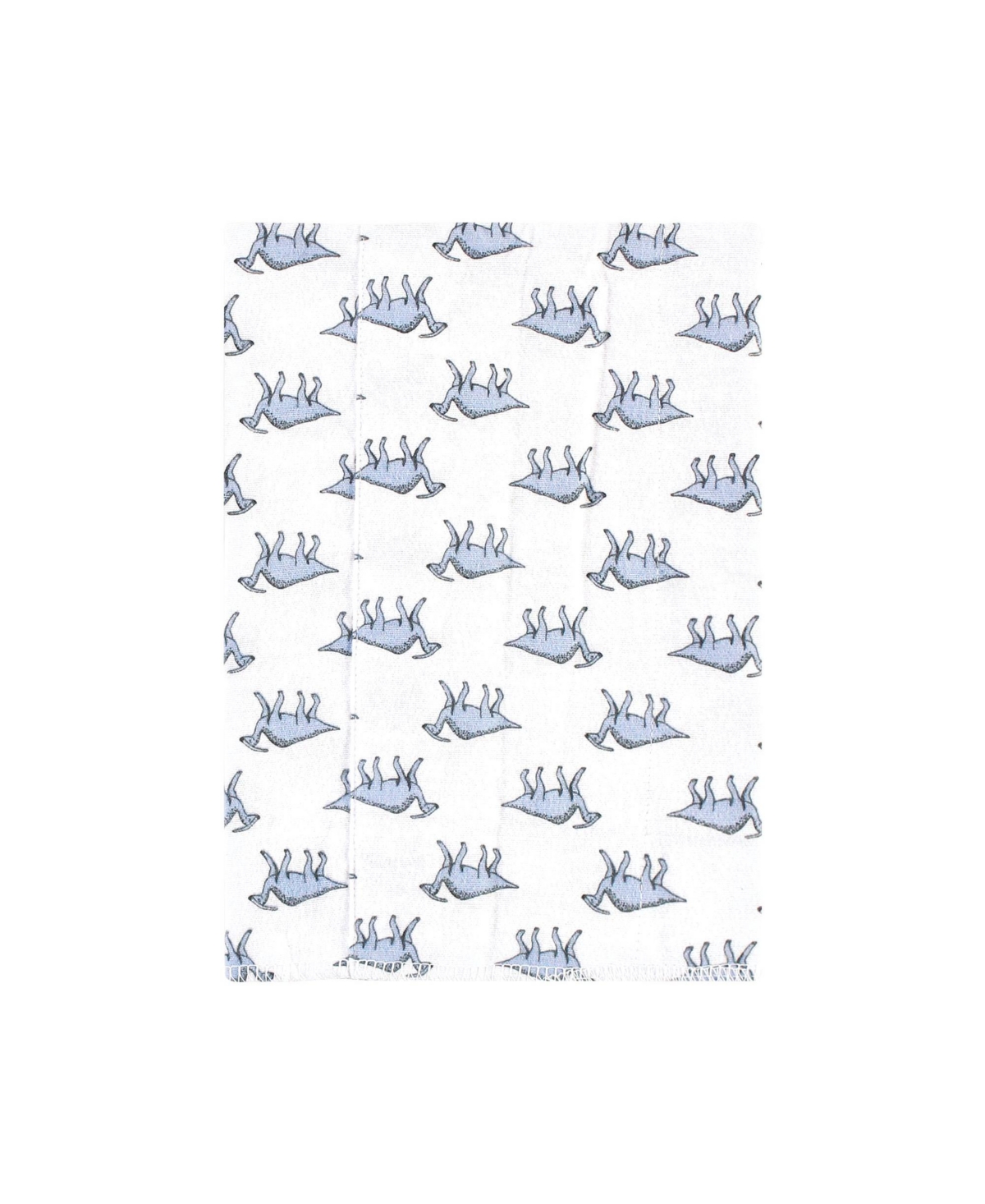 Hudson Baby Infant Boy Cotton Flannel Burp Cloths, Boy Dino World 7-Pack, One Size - Boy dino world 7-pack