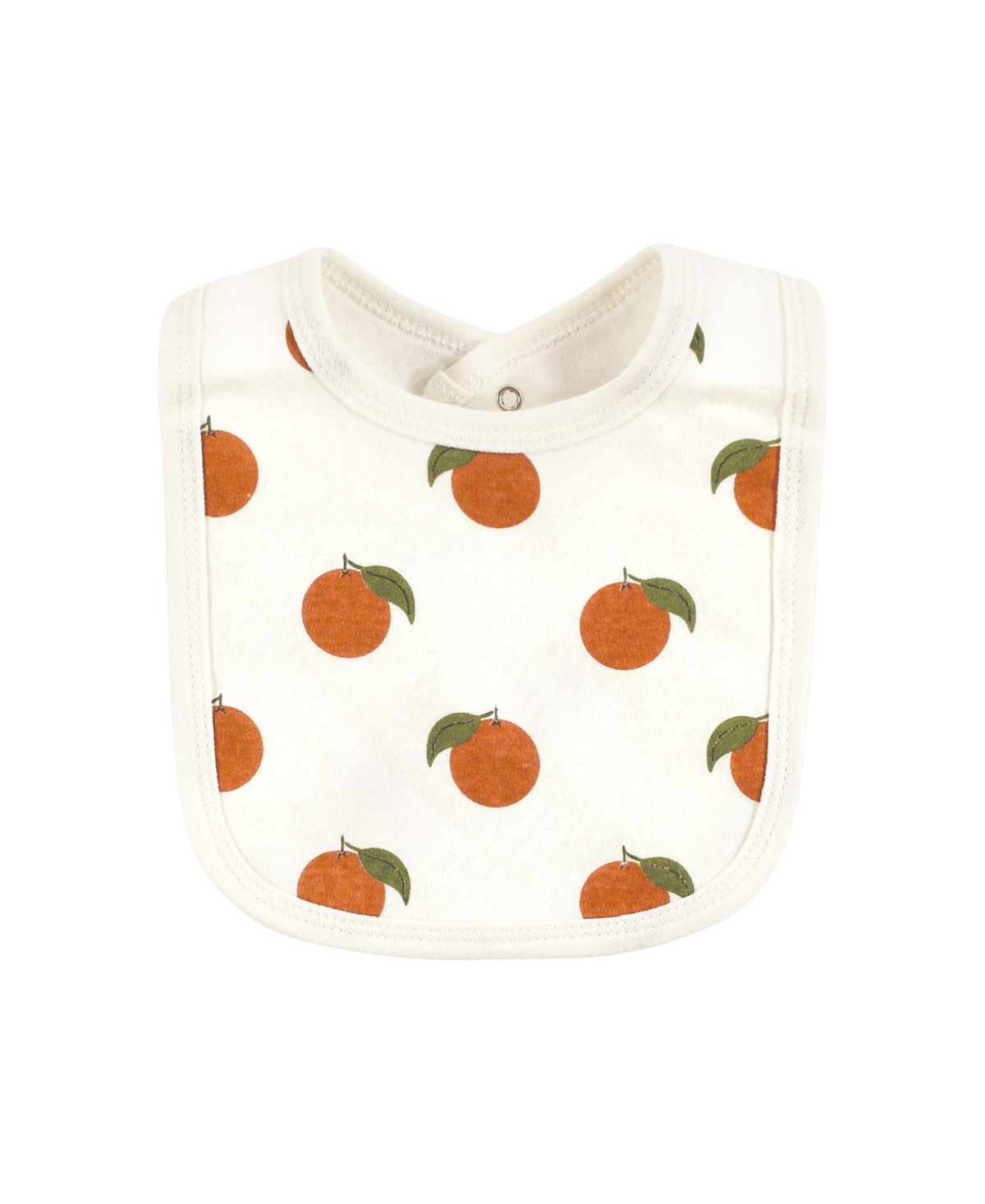 Touched by Nature Unisex Baby Organic Cotton Bibs, Fruits And Veggies, One Size - Fruits and veggies