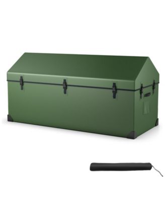 Waterproof Outdoor Storage Box with Ventilated Window  Adjustable Snap