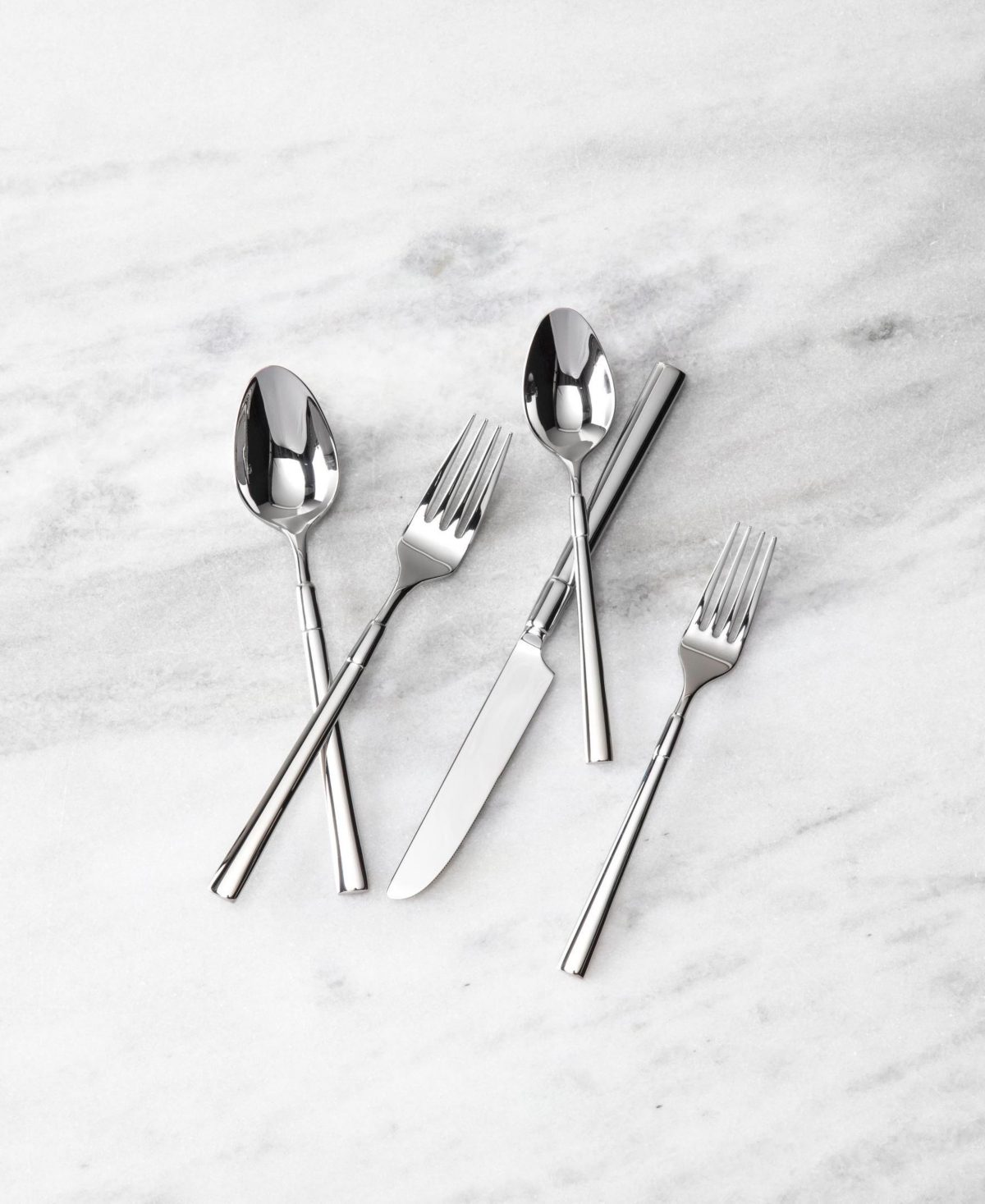 Fortessa Lloyd 40-pc. Flatware Set, Service For 8 In Stainless Steel
