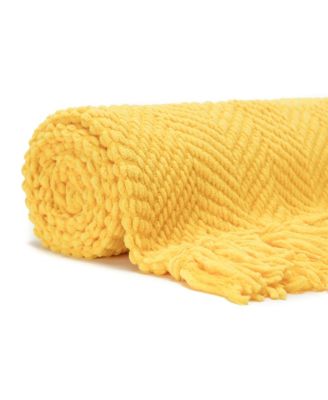 Premium Textured Knit Soft Cozy Blanket, Thrown