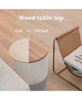 Bloom Air Purifier, Smart HEPA-13 Medical-Grade Filtration, Large Rooms (1,517 Sq. Ft.) with Walnut Accent Table