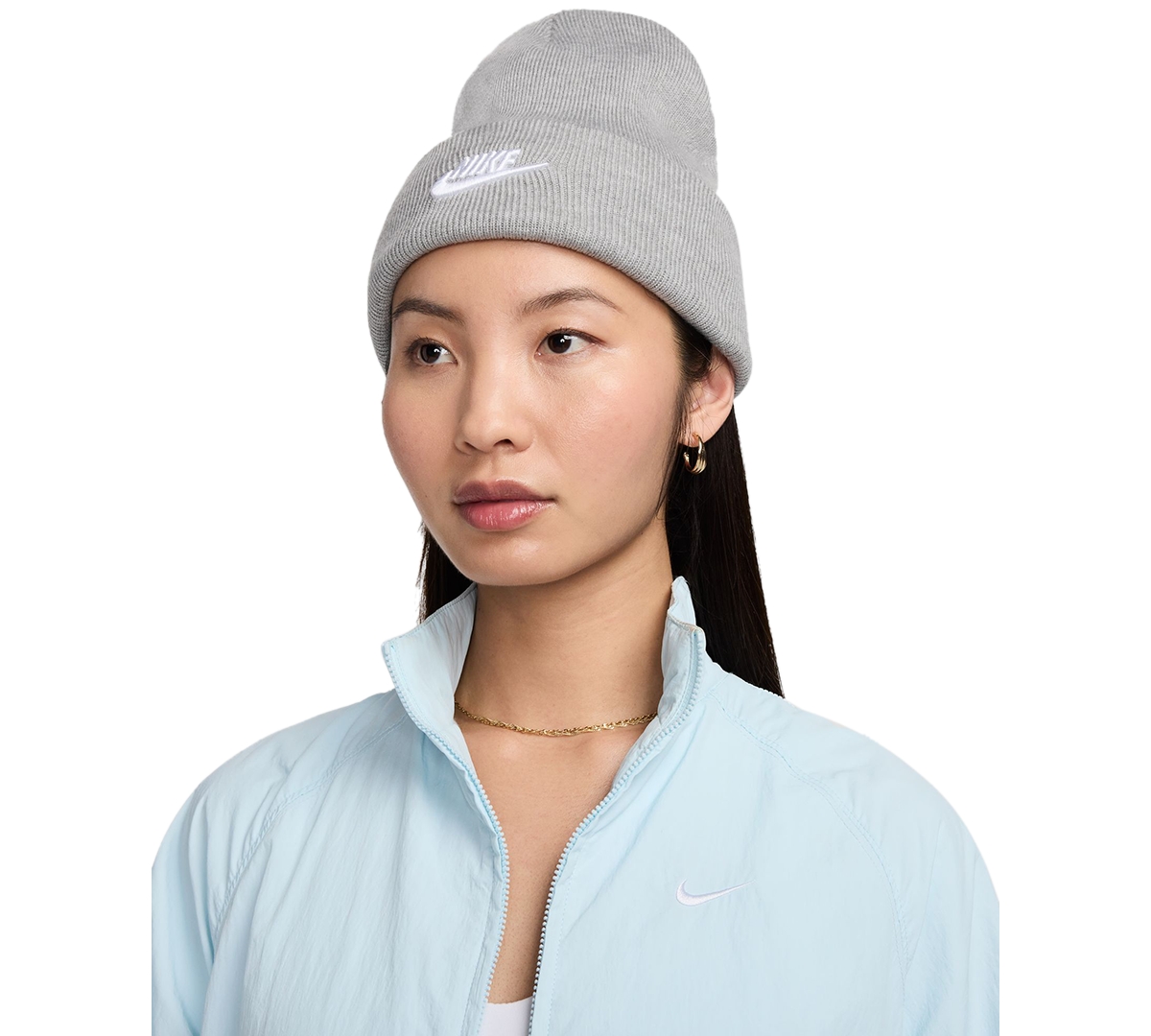 Nike Unisex Peak Futura Beanie In Gray