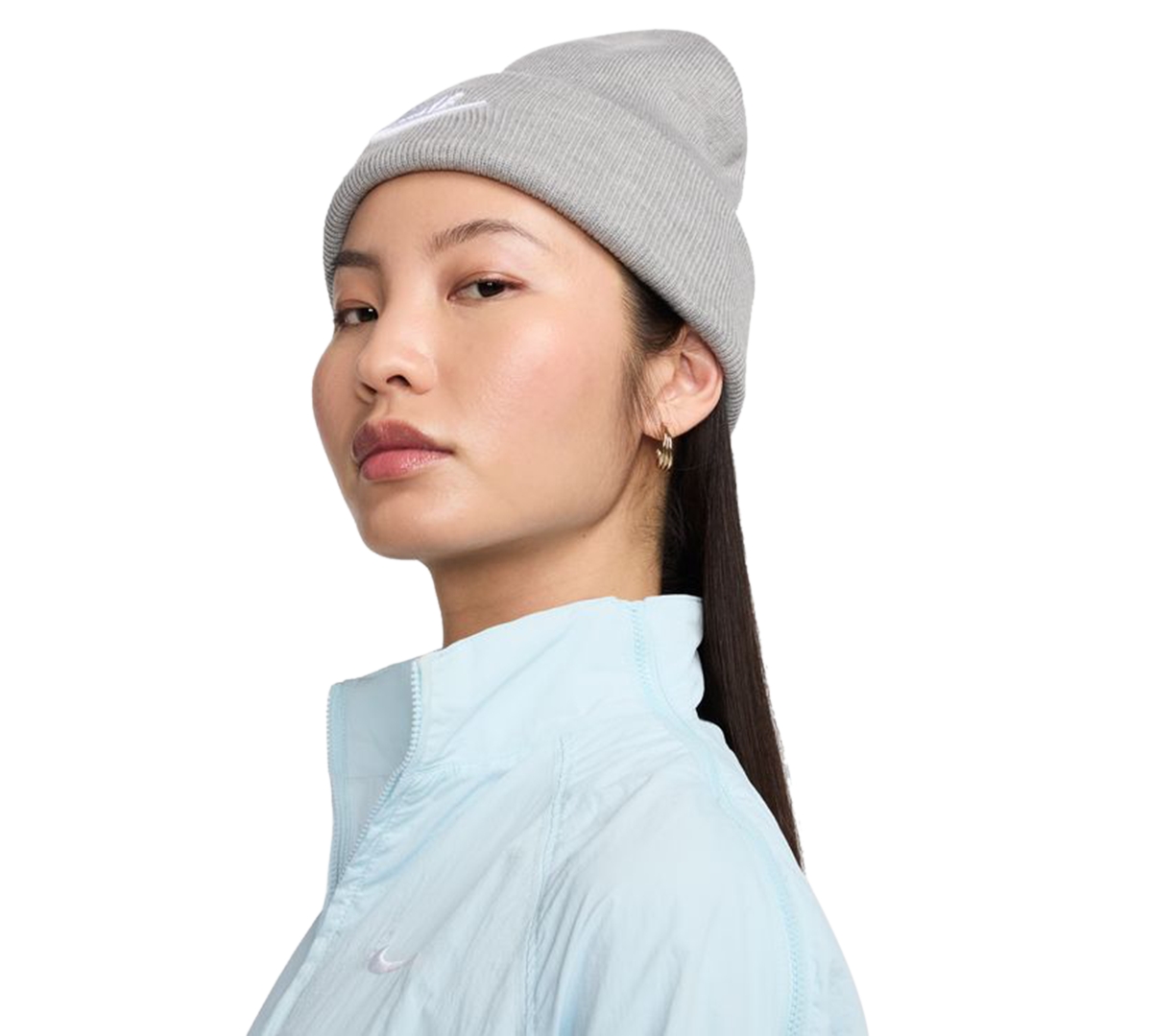Nike Unisex Peak Futura Beanie In Gray