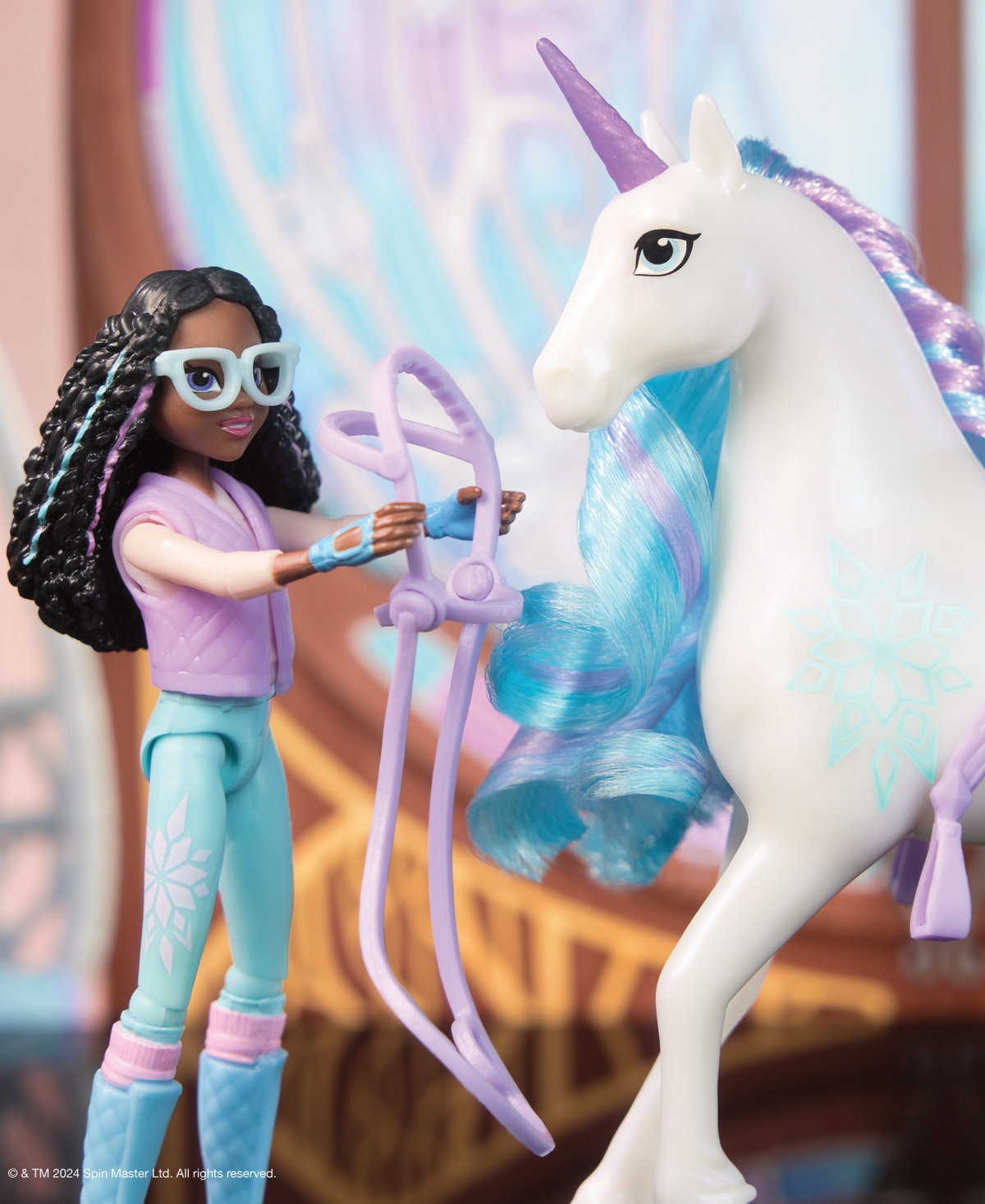 Unicorn Academy Layla Glacier Set With 2 Riding Accessories Toys In Multi Color