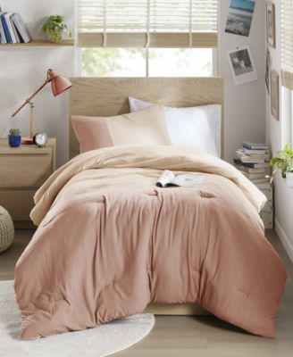 Miro Soft Washed Color Block 2-Pc. Comforter Set, Twin/Twin XL