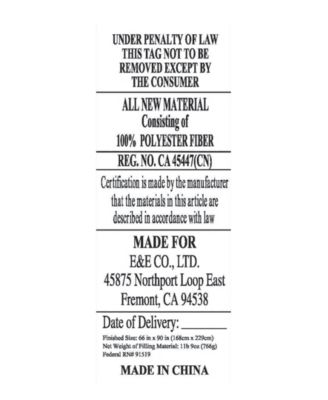 Miro Soft Washed Color Block 2-Pc. Comforter Set, Twin/Twin XL