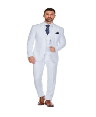 Men's 3-Piece Premium Vested 3-Piece Slim Fit Suit