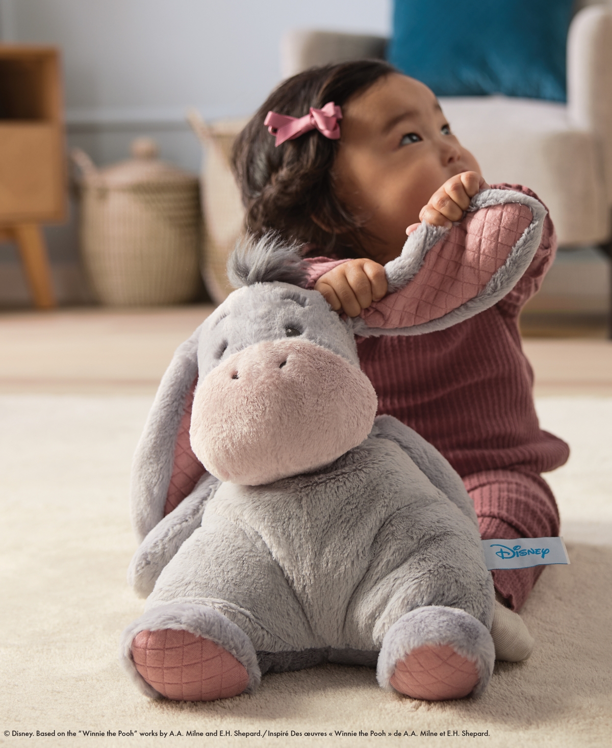 Gund Disney Official Eeyore Oh So Snuggly Plush In Multi Color
