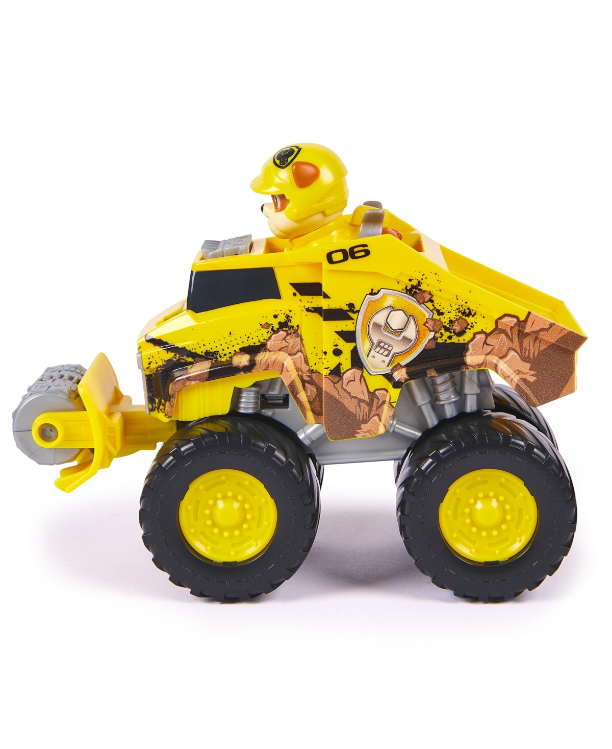 Paw Patrol Rescue Wheels Rubble's Bulldozer Toy Truck In Multi Color