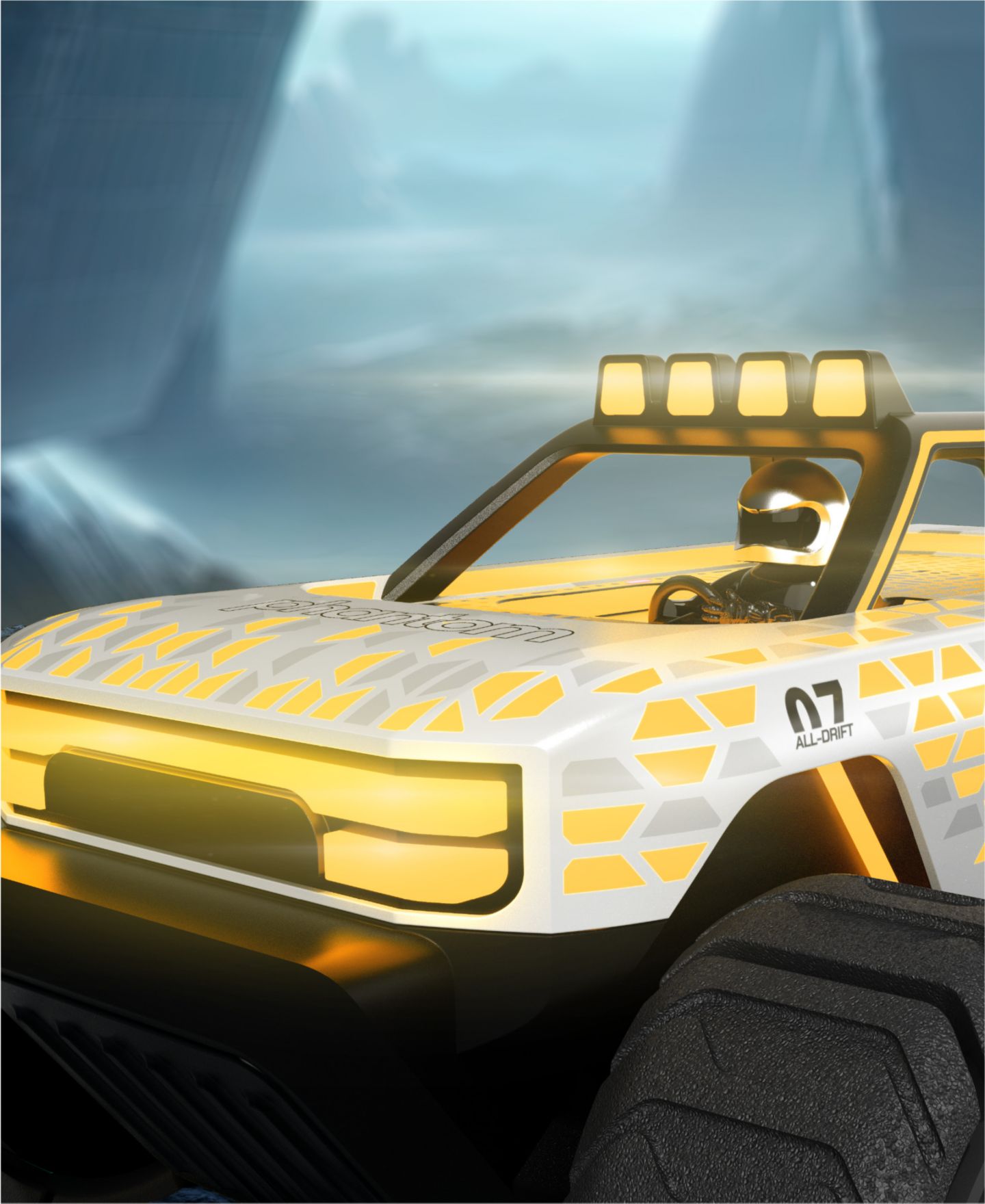 Детская игрушка Sharper Image Phantom Crawler Remote Control Light-Up Truck — фото 4
