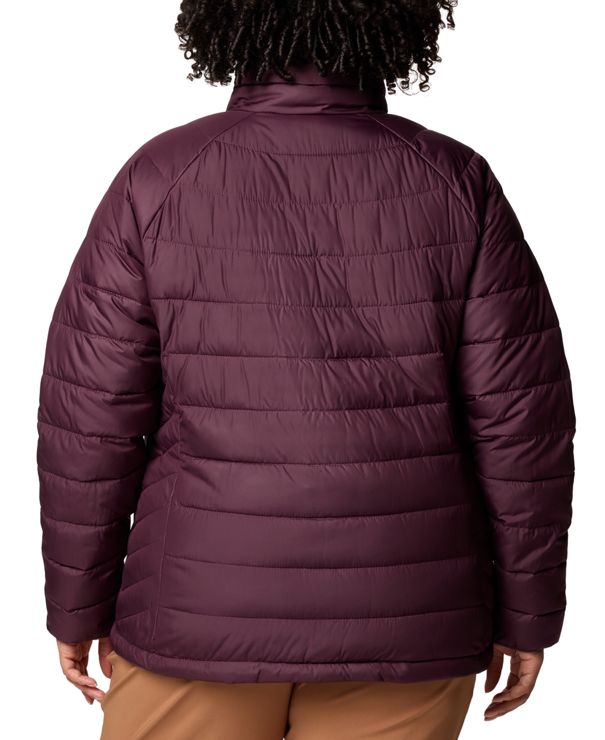 Columbia Plus Size Powder Lite Ii Full Zip Insulated Jacket In Moonvista