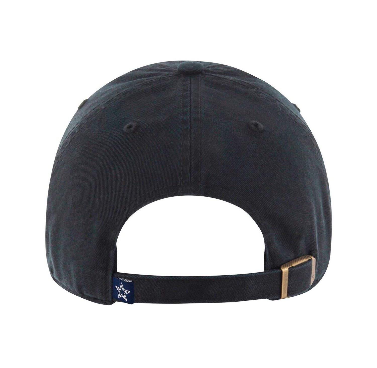 Men's Black Dallas Cowboys Secondary Clean Up Adjustable Hat