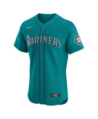 Men's Aqua Seattle Mariners Alternate Vapor Premier Elite Patch Jersey