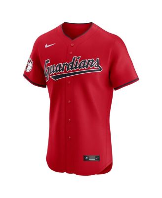 Men's Red Cleveland Guardians Alternate Vapor Premier Elite Patch Jersey