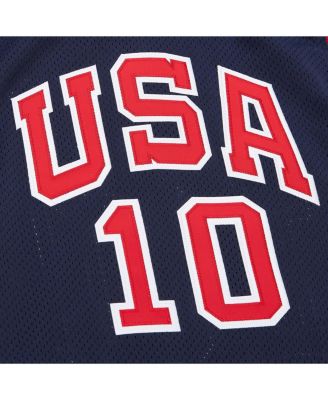 Men's Kevin Garnett Navy USA Basketball 2000 Authentic Jersey