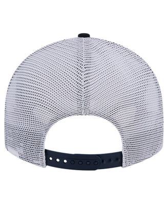 Men's Navy Auburn Tigers Throwback Circle Patch 9FIFTY Trucker Snapback Hat