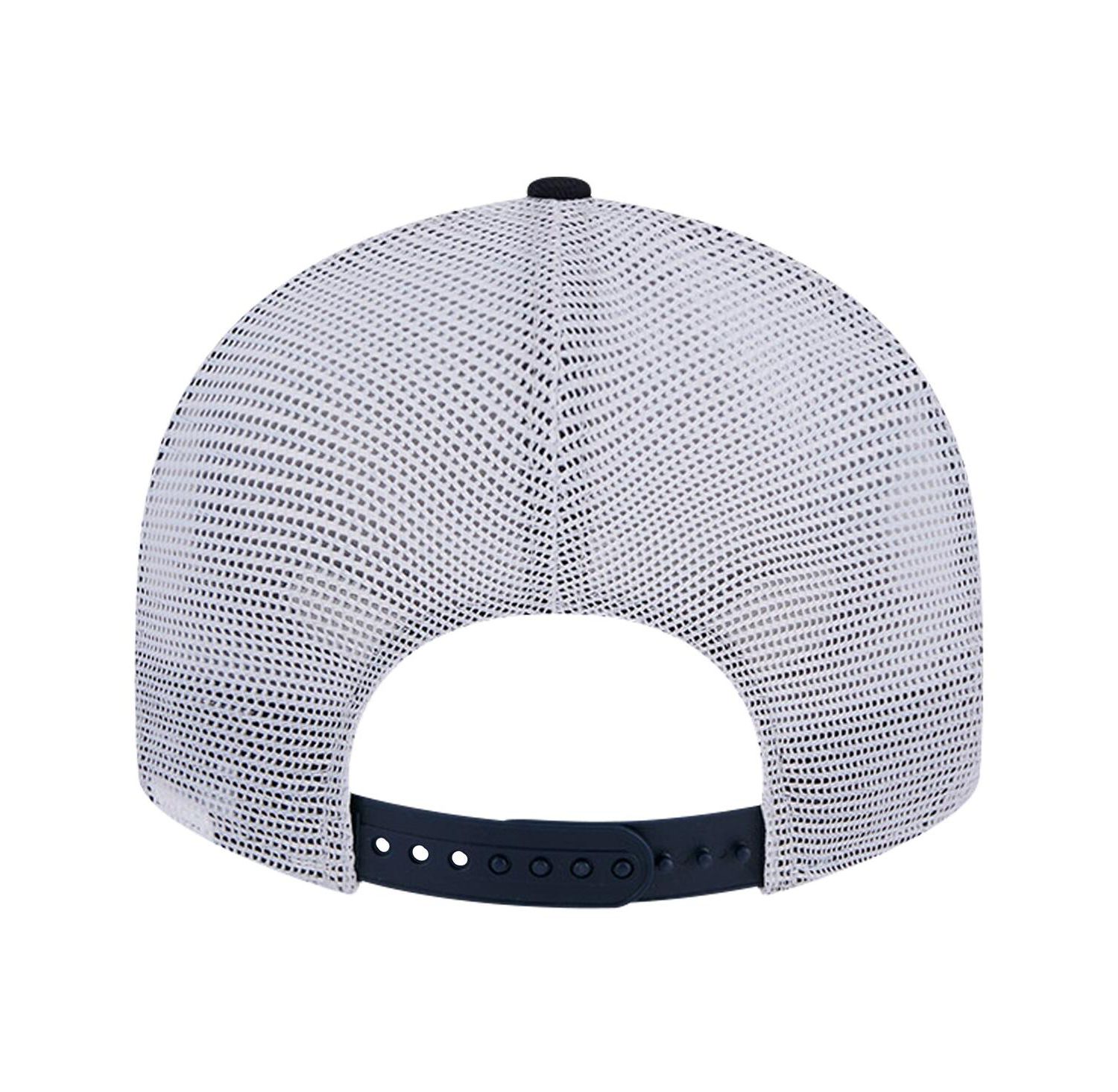 Men's Navy Auburn Tigers Throwback Circle Patch 9FIFTY Trucker Snapback Hat