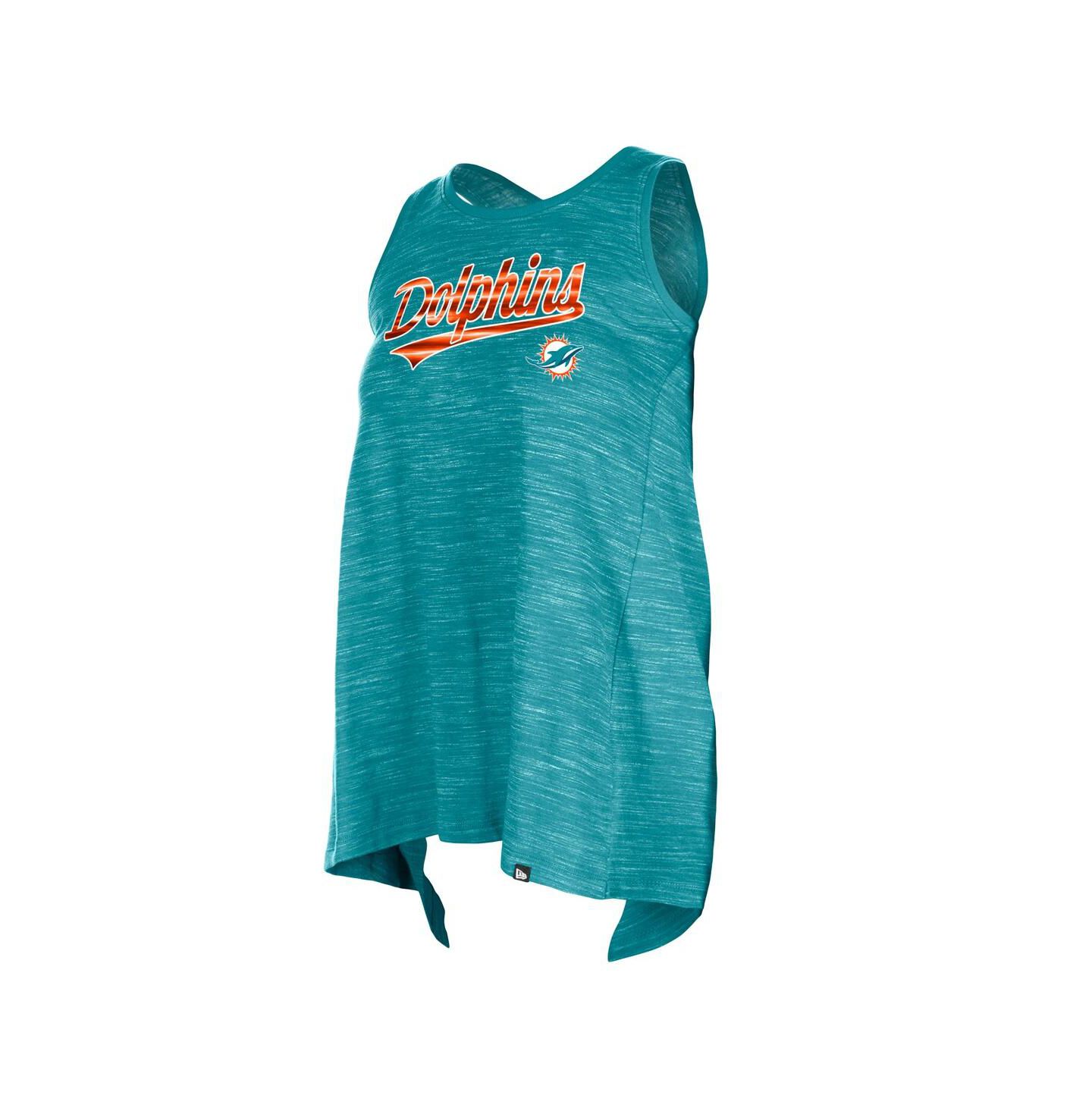 Женский топ New Era Aqua Miami Dolphins Space Dye Active — фото 2