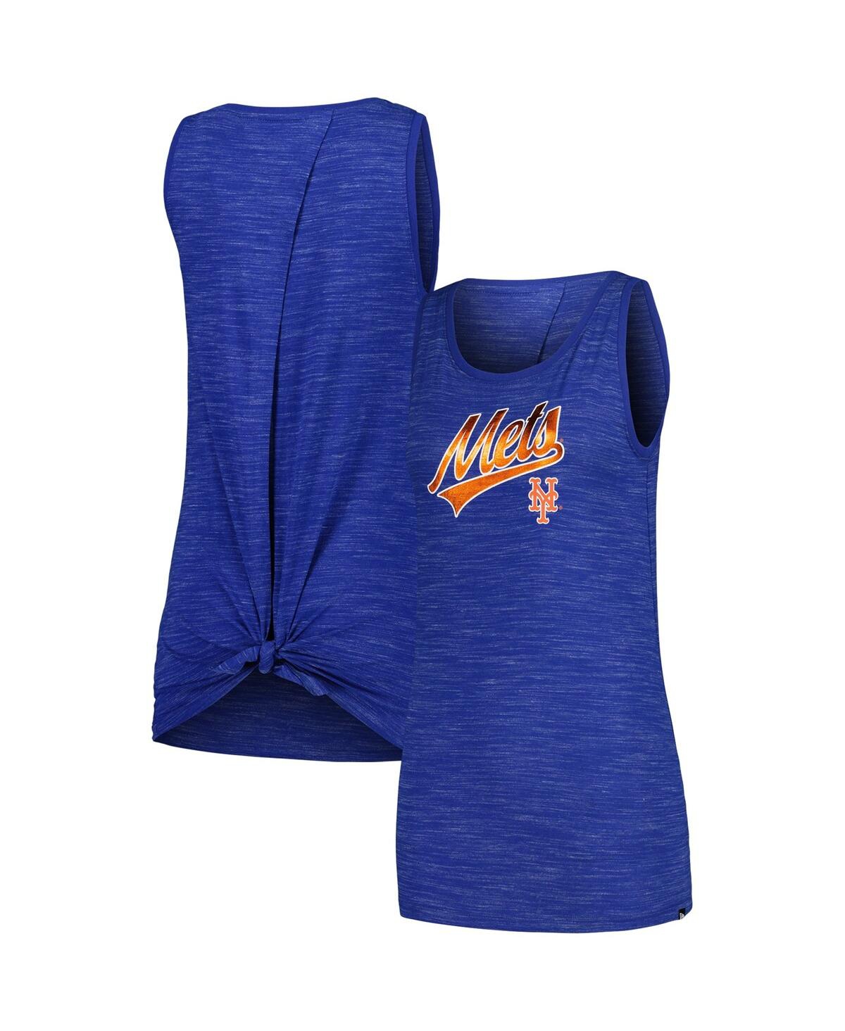 New Era Women's Royal New York Mets Space-dye Active Tank Top