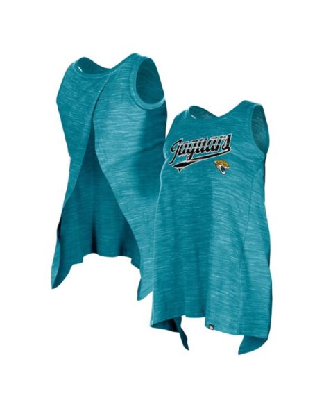 Женский топ New Era Teal Jacksonville Jaguars Space Dye Active