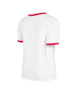 Women's White St. Louis Cardinals Oversized Ringer T-Shirt