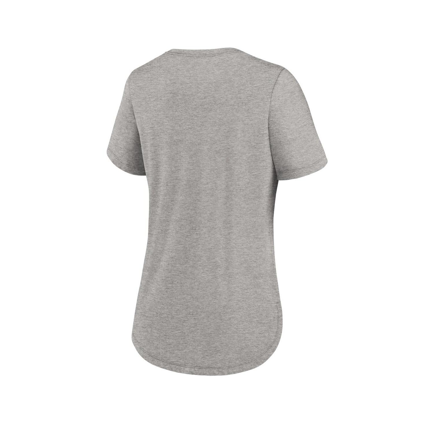 Women's Heather Gray Cincinnati Bengals Fashion Tri-Blend T-Shirt