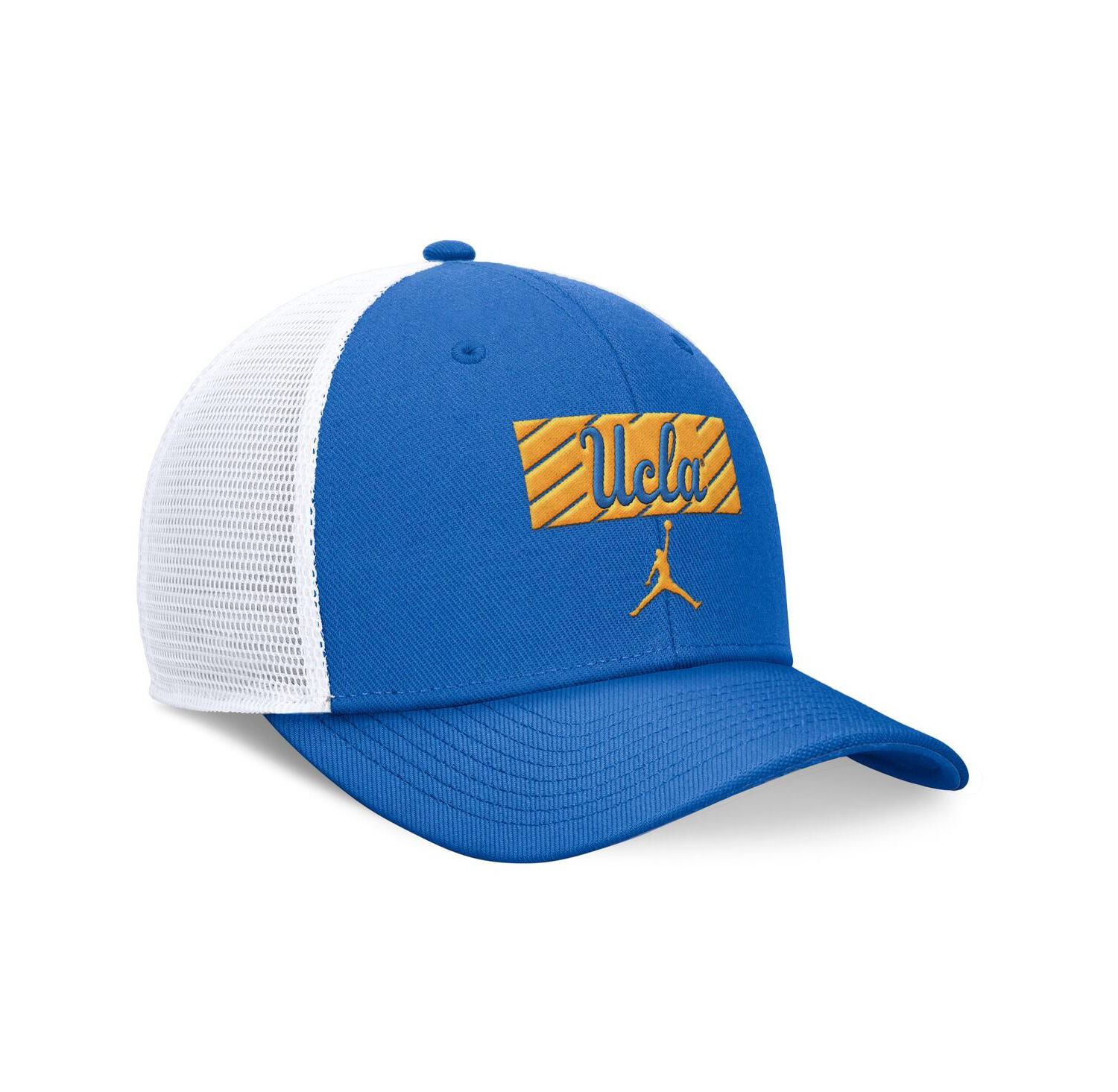 Men's Blue/White UCLA Bruins 2024 Sideline Trucker Adjustable Hat