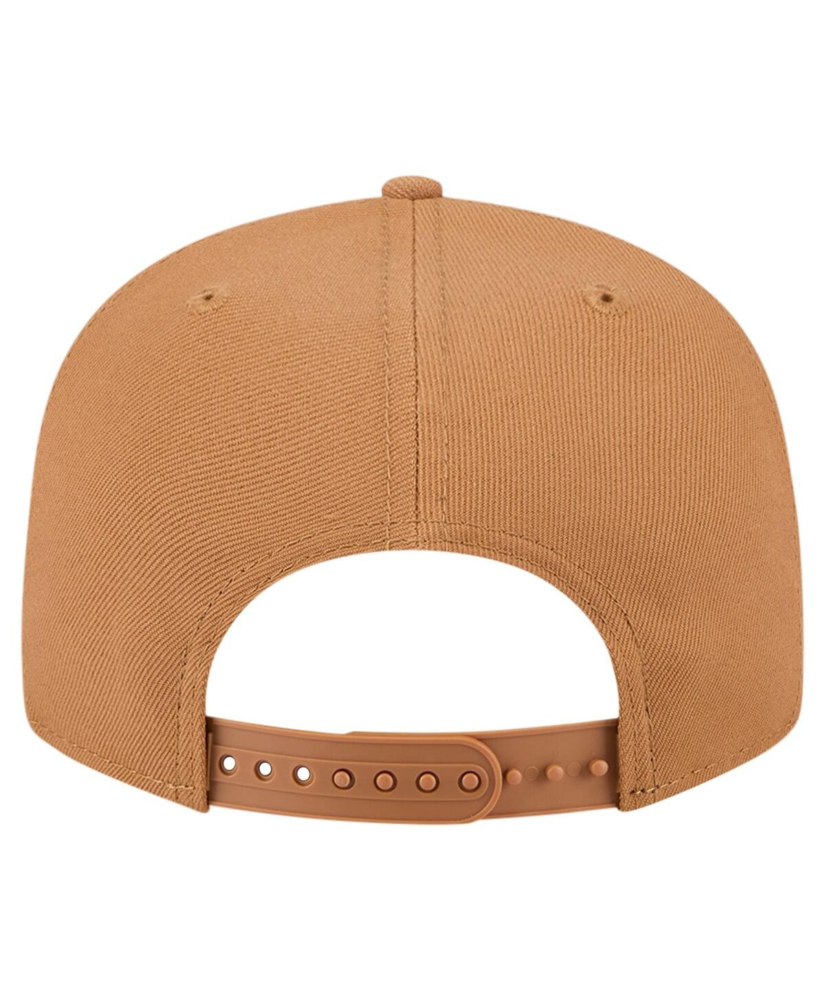 New Era Men'sLas Vegas Raiders Color Pack 9FIFTY Snapback Hat with Side Patch - Tan