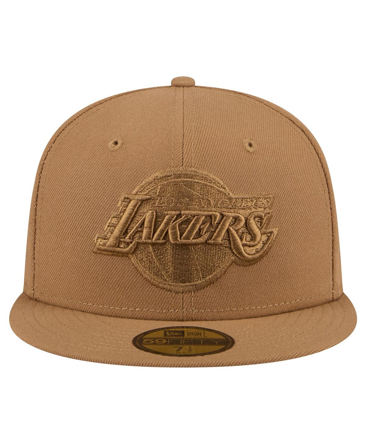 New Era Men'sLos Angeles Lakers 59FIFTY Fitted Hat - Tan