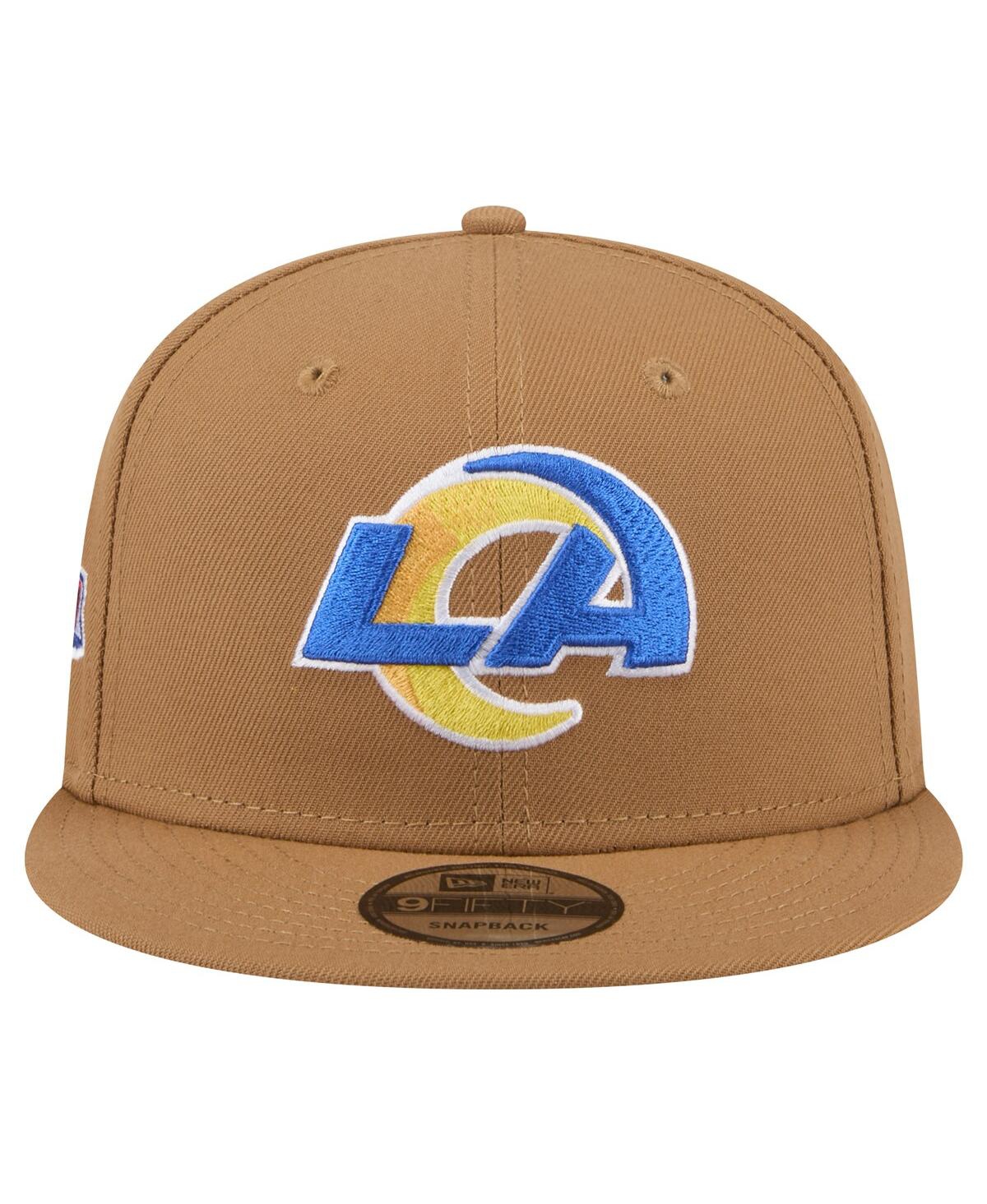 New Era Big Boys and GirlsLos Angeles Rams Color Pack Side Patch 9FIFTY Snapback Hat - Brown