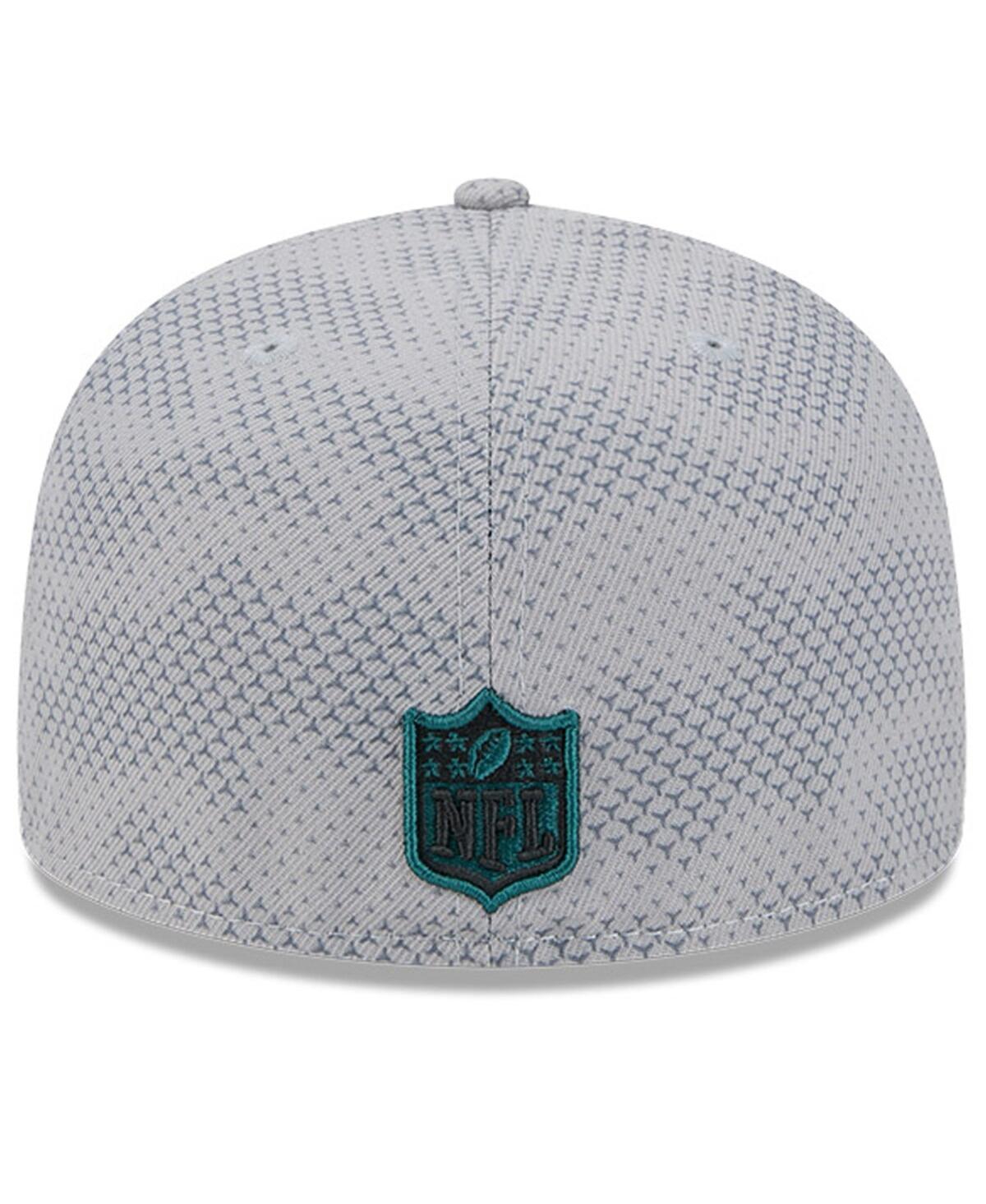 New Era Men's Gray Philadelphia Eagles 2024 Sideline 59fifty Fitted Hat In Gray