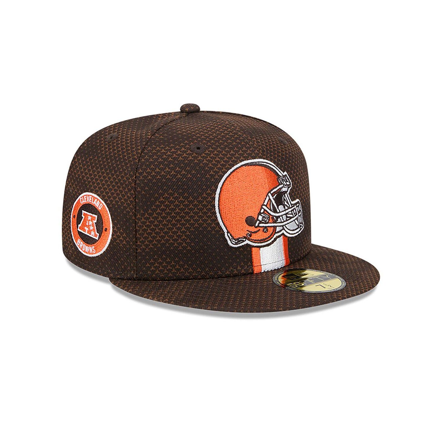 Men's Brown Cleveland Browns 2024 Sideline 59FIFTY Fitted Hat