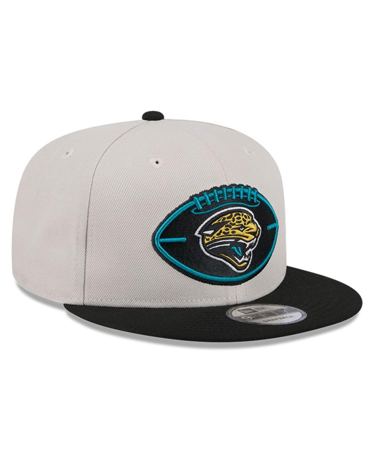 New Era Men's Stone/black Jacksonville Jaguars 2024 Sideline Historic 9fifty Snapback Hat In Stone,black