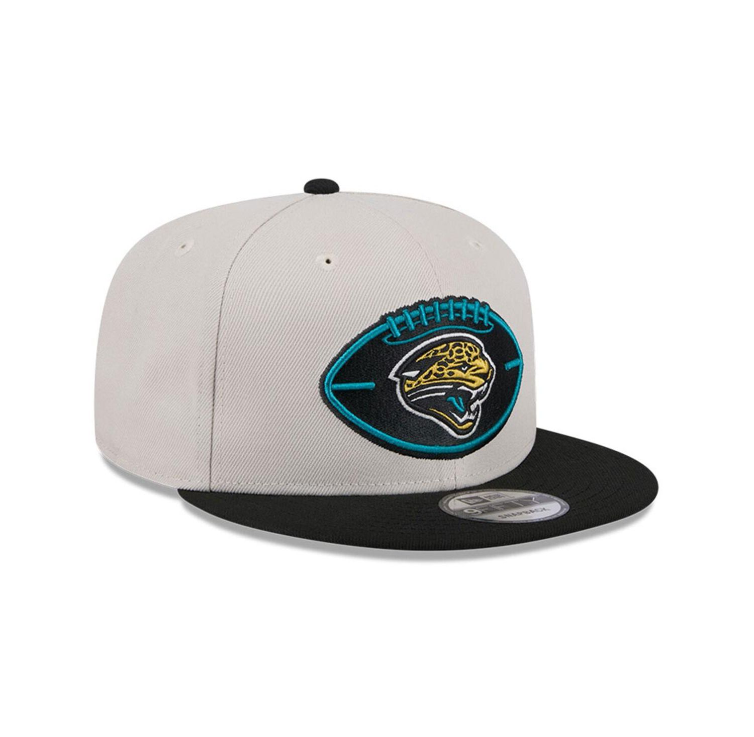 Men's Stone/Black Jacksonville Jaguars 2024 Sideline Historic 9FIFTY Snapback Hat