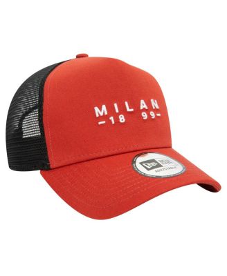 Men's Brown AC Milan 9FORTY A-Frame Trucker Adjustable Hat
