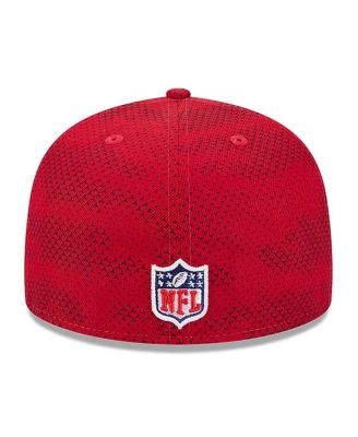 Men's Scarlet San Francisco 49ers 2024 Sideline 59FIFTY Fitted Hat