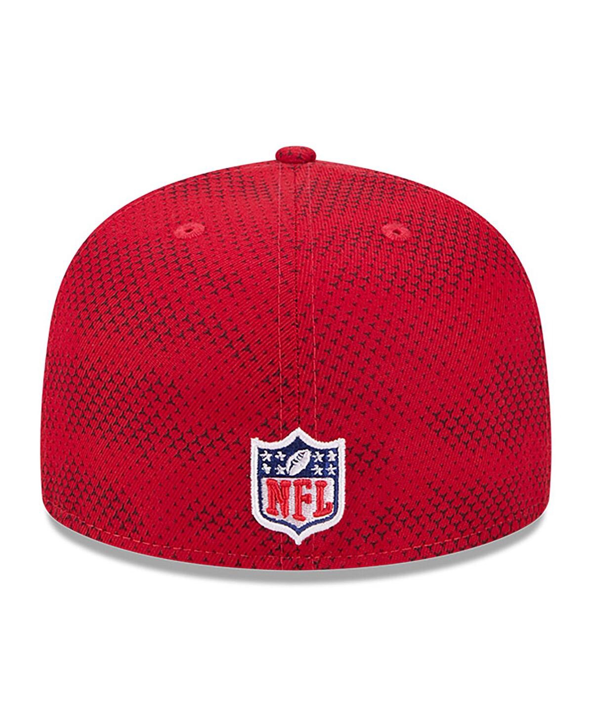 New Era Men'sSan Francisco 49ers 2024 Sideline 59FIFTY Fitted Hat - Scarlet