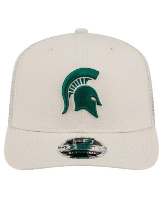 Men's Natural Michigan State Spartans Canvas 9SEVENTY Stretch-Snap Hat