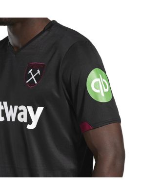 Men's Black West Ham United 2024/25 Away Replica Jersey