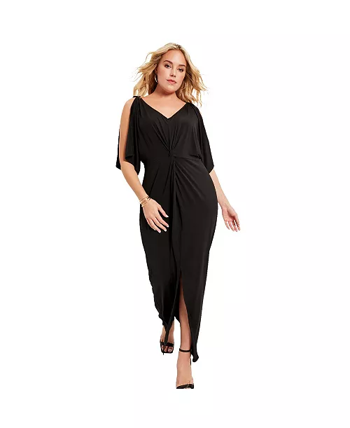 women's june + vie twist-front dress