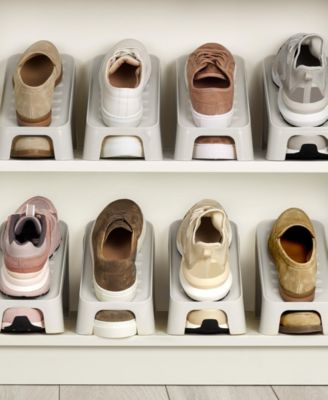 Shoe-In Compact Space-Saving Shoe Organizer, Pack of 6