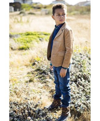 Baby Boys Corduroy Blazer with Elbow Patches