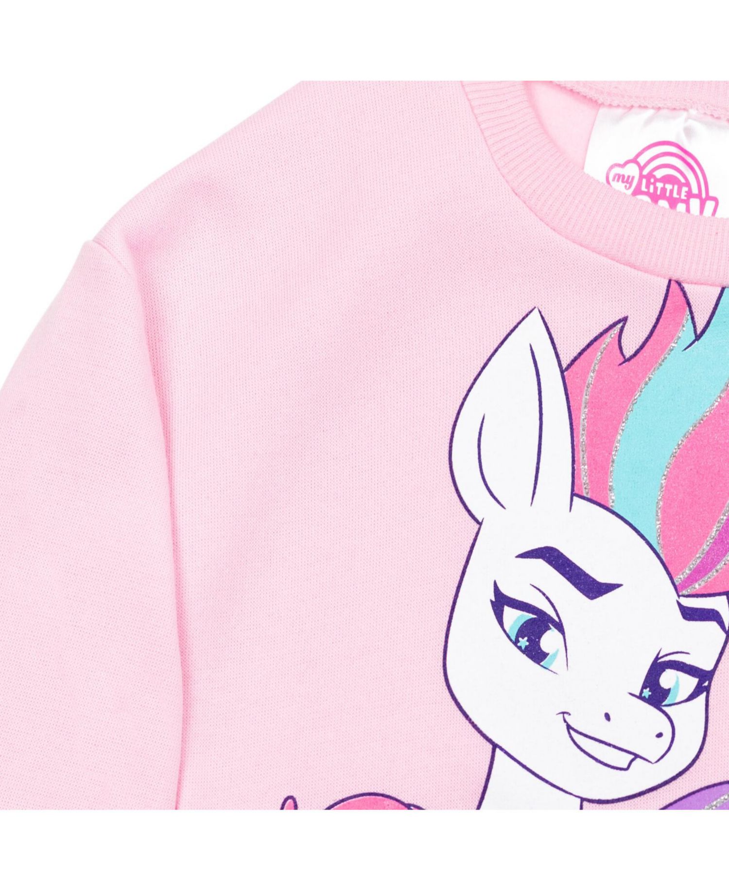 Toddler Girls My Pony Sunny Pipp Zipp Fleece Pullover Sweatshirt Legging Set Toddler|Child