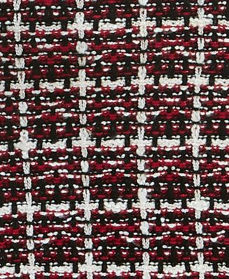 Juniors' Combo Tweed-Skirt Long-Sleeve Sweater Dress