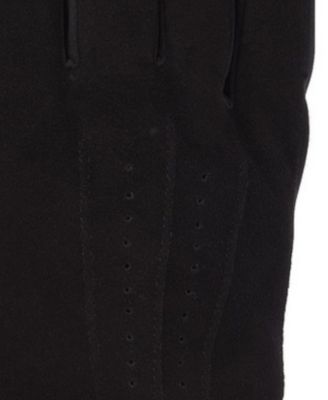 Men's Stretch Suede 3-Draw Touchscreen Gloves