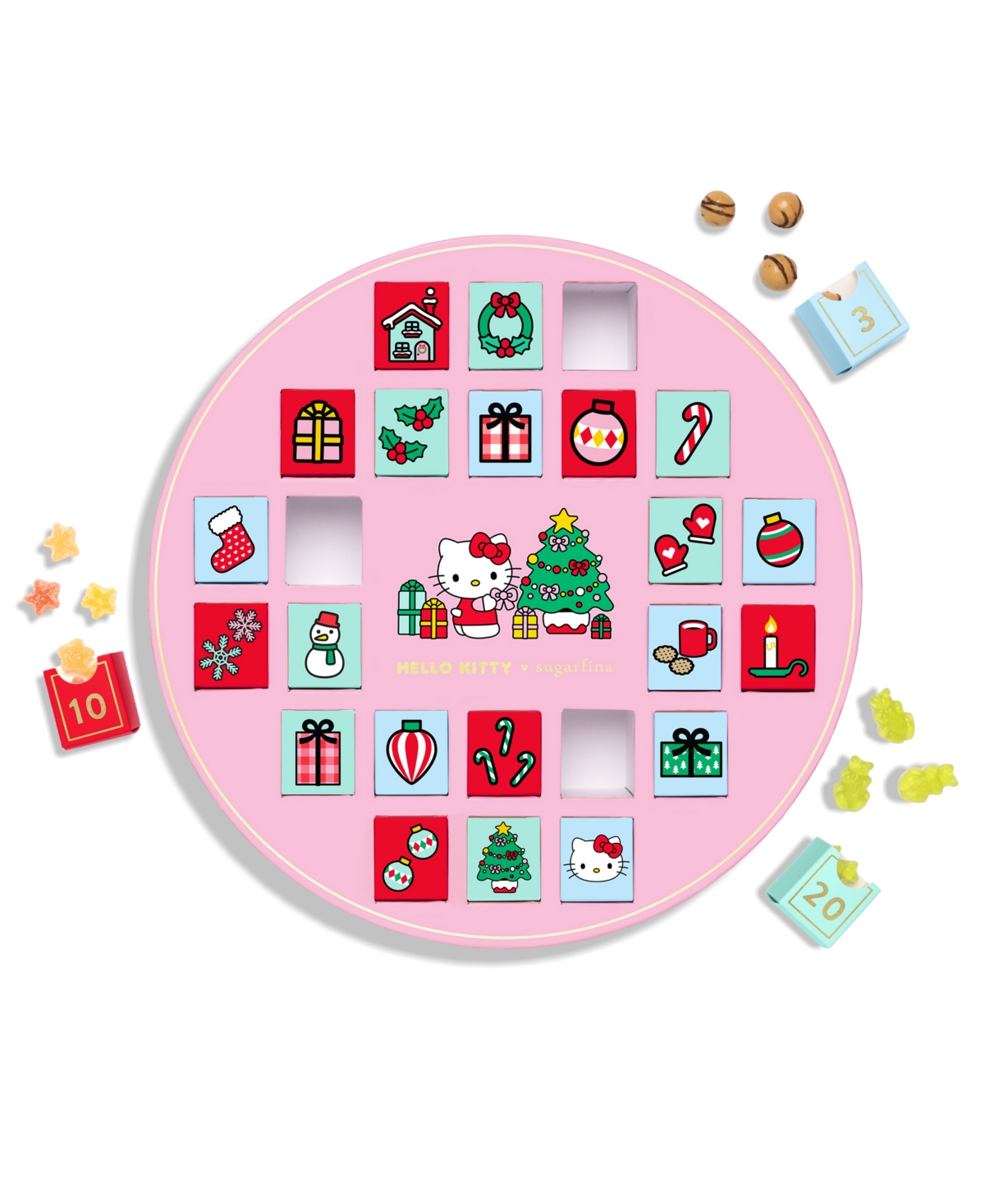 Macy's Holiday Hello Kitty Candy Tasting Collection Advent Calendar, 24 Piece In No Color